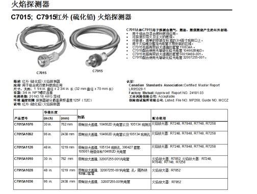 火焰探测器